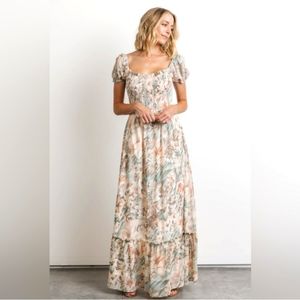Baltic Born Larissa Maxi Dress Peach/Sage Floral